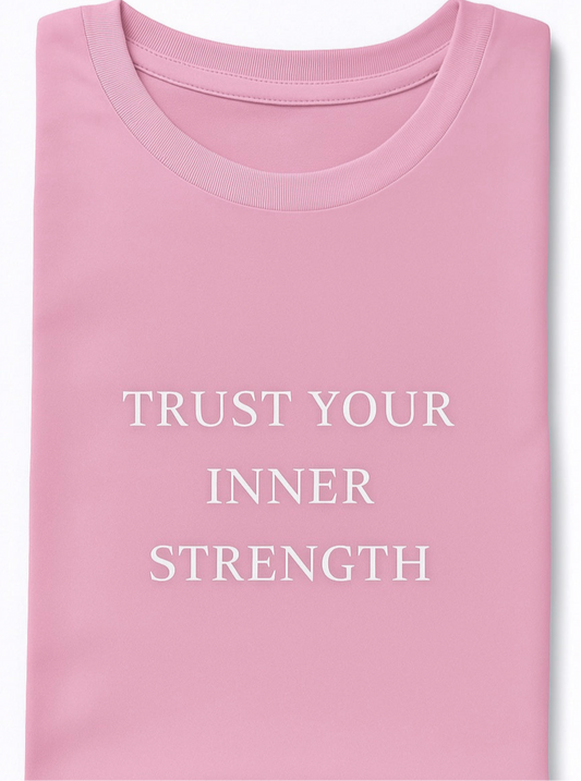 Pink Printed Oversized Basic T-shirt (Unisex)