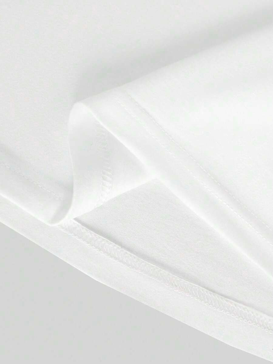 White Oversized Basic T-shirt  (Unisex)