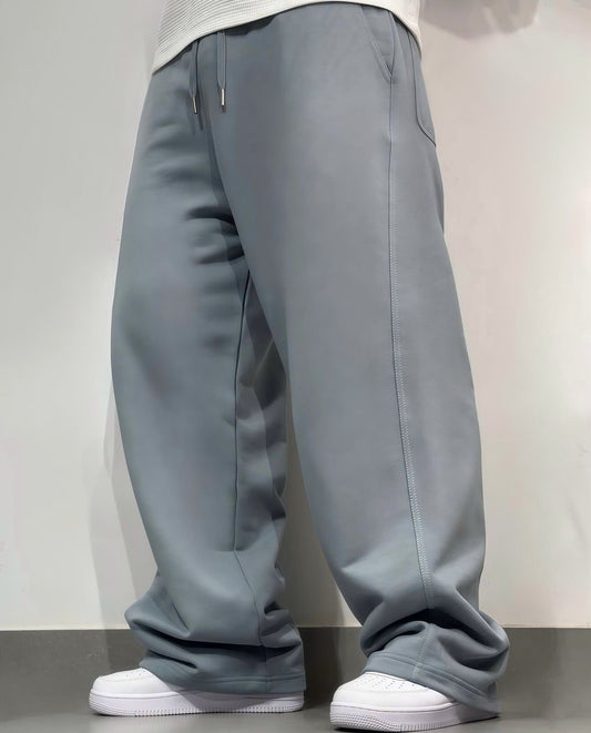 Sky Blue Basic Baggy Sweatpants (Unisex)