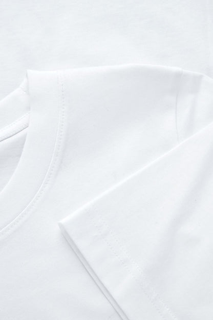 White Oversized Basic T-shirt  (Unisex)