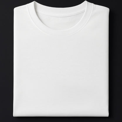 White Oversized Basic T-shirt  (Unisex)
