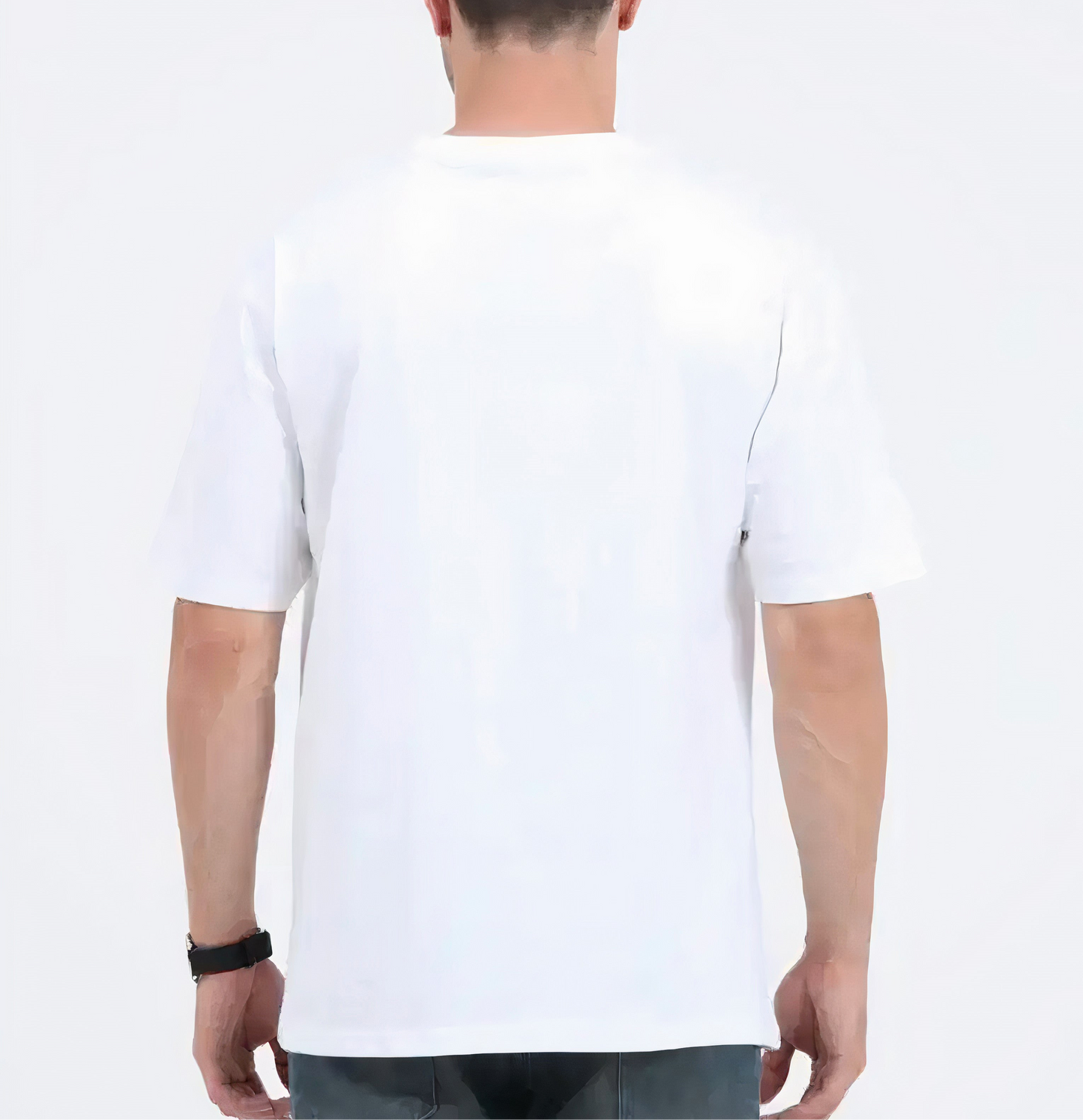 White Oversized Basic T-shirt  (Unisex)