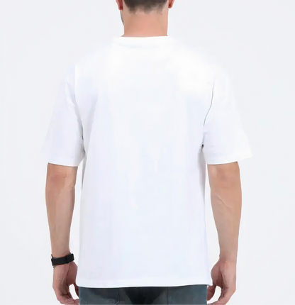 White Oversized Basic T-shirt  (Unisex)